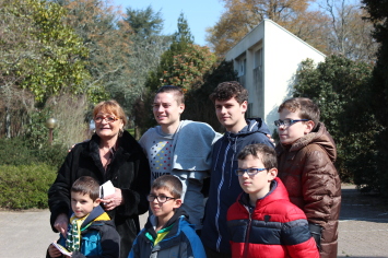 Nathan et Nolan  rencontrent le FC Nantes 