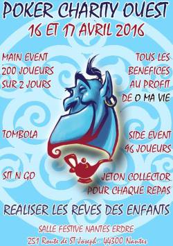 POKER CHARITY OUEST 16 et 17 avril