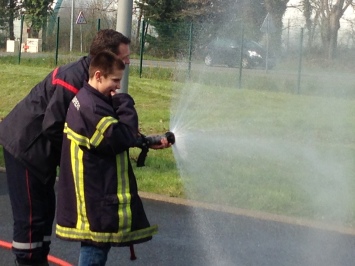 Hugo chez les pompiers de Vertou
