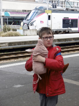 Une visite priv� du TGV pour Apollon