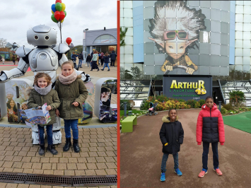 M�lys  et Erwan au Futuroscope