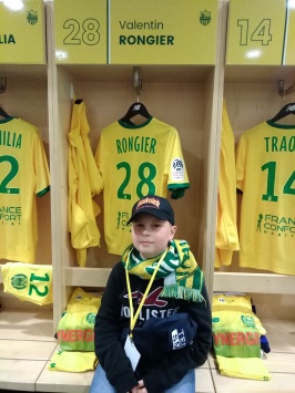 Enzo au match Nantes - PSG