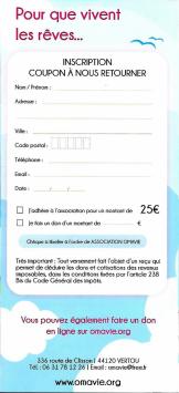 Faire un don à l’Association Faire un don à l’Association