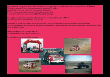 4L trophy 2013 Les blondes des sables