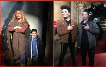 Mohammed et Ma�l montent sur la Tour Eiffel dans la ville lumi�re 