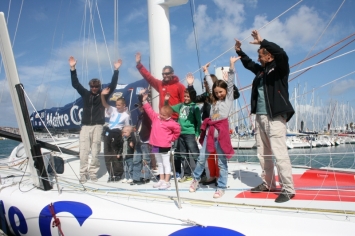 Rencontre de J�r�mie Beyou sur le Team Ma�tre Coq