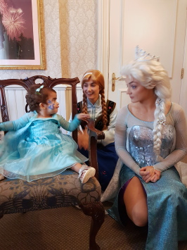 Mila voulais rencontrer la princesse Raiponce