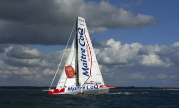 Team Ma�tre Coq et le Skipper J�r�mie Beyou