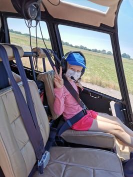  Un vol en h�licopt�re pour Ya�l