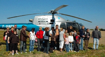 Bapt�me de l'air en H�licopt�re