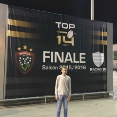 Le r�ve de Louis � la Finale De Rugby � Barcelone