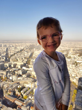 Rêve d'Anaë Paris vu de la tour Eiffel Rêve d'Anaë Paris vu de la tour Eiffel