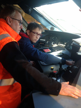 Yann r�vait de mont� dans la cabine du TGV