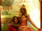 Lise rencontre la princesse Aurore � Disney land Paris