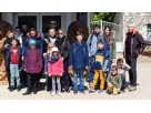 Malonn, L�onie, Hana� et Ghyslain, avec leurs familles au Zoo de Beauval